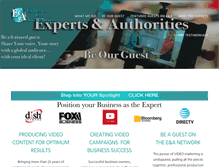 Tablet Screenshot of expertsandauthorities.com